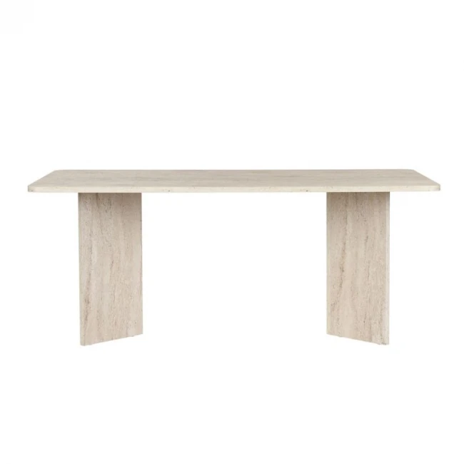 Τραπέζι Linza Megapap χρώμα travertine 180x90x75εκ.