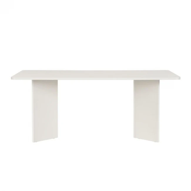 Τραπέζι Linza Megapap χρώμα λευκό 180x90x75εκ.