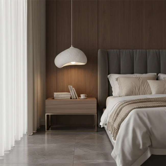 Φωτιστικό οροφής Loval Megapap E27 fiberglass μονόφωτο χρώμα λευκό 32x27x120εκ.