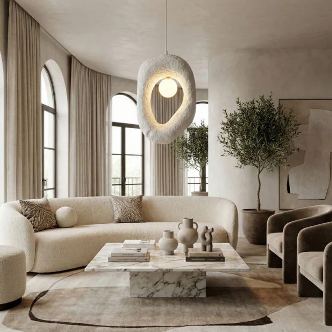 Φωτιστικό οροφής Zoga Megapap G9 fiberglass μονόφωτο χρώμα λευκό 30x12x90εκ.