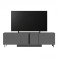 Έπιπλο τηλεόρασης Arlen Megapap με Led Rgb χρώμα ανθρακί 180x32x50εκ.