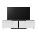 Έπιπλο τηλεόρασης Arlen Megapap με Led Rgb χρώμα λευκό 180x32x50εκ.