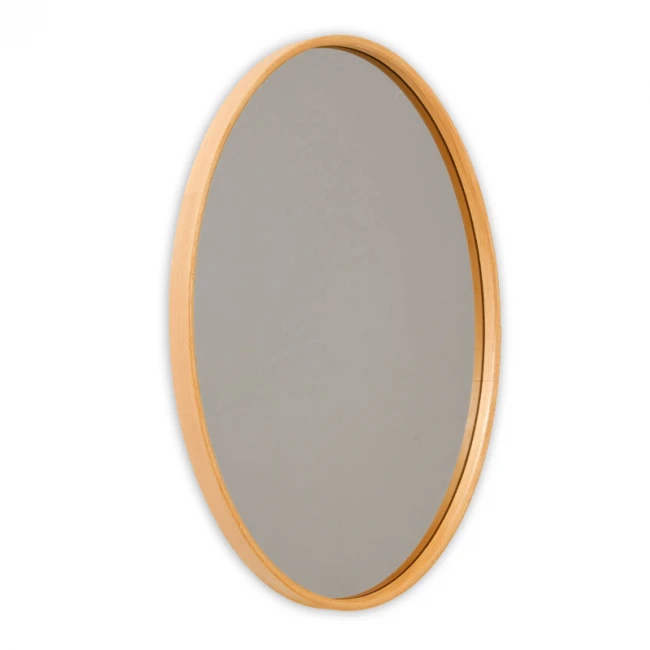 Καθρέπτης τοίχου Cloudy Megapap ξύλο χρώμα φυσικό οξιάς 45x4x60εκ.