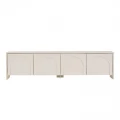 Έπιπλο τηλεόρασης Aurelia Megapap χρώμα κρεμ 180x32x45εκ.