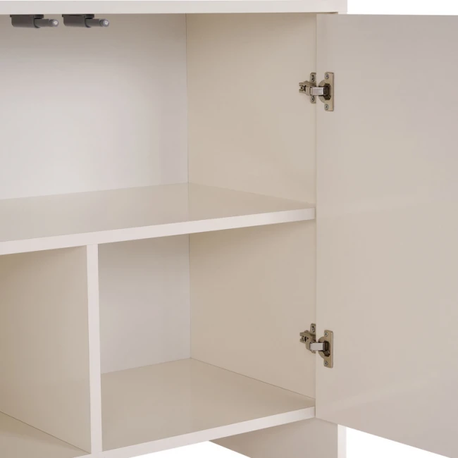 Μπουφές Aurelia Megapap χρώμα κρεμ 180x45x80εκ.