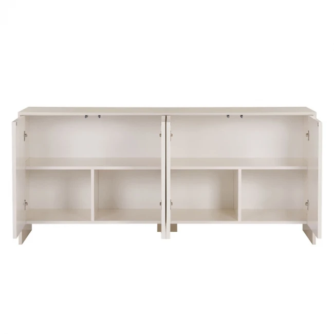 Μπουφές Aurelia Megapap χρώμα κρεμ 180x45x80εκ.