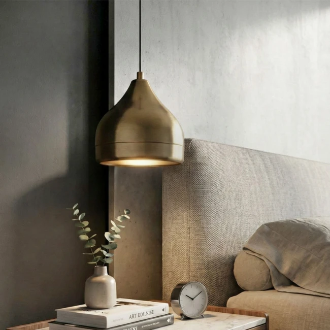 Φωτιστικό οροφής Precious Megapap E27 μεταλλικό μονόφωτο χρώμα χρυσό antique Ø17x25/112εκ.