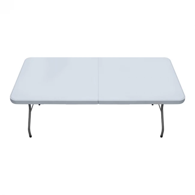 Τραπέζι catering - συνεδρίου Capri Megapap πτυσσόμενο - βαλίτσα χρώμα λευκό του πάγου 152x70x74εκ.