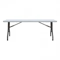 Τραπέζι catering - συνεδρίου Capri Megapap πτυσσόμενο - βαλίτσα χρώμα λευκό του πάγου 183x76x74εκ.