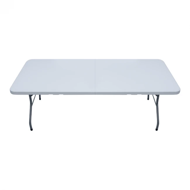 Τραπέζι catering - συνεδρίου Capri Megapap πτυσσόμενο - βαλίτσα χρώμα λευκό του πάγου 183x76x74εκ.