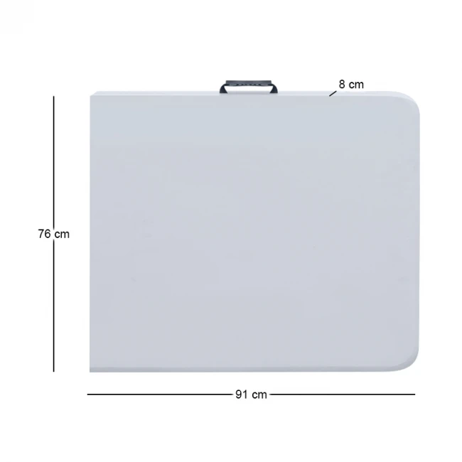 Τραπέζι catering - συνεδρίου Capri Megapap πτυσσόμενο - βαλίτσα χρώμα λευκό του πάγου 183x76x74εκ.