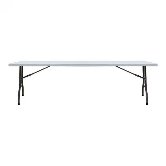 Τραπέζι catering - συνεδρίου Capri Megapap πτυσσόμενο - βαλίτσα χρώμα λευκό του πάγου 240x76x74εκ.