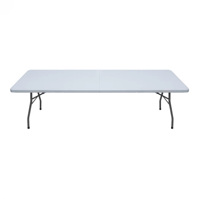 Τραπέζι catering - συνεδρίου Capri Megapap πτυσσόμενο - βαλίτσα χρώμα λευκό του πάγου 240x76x74εκ.