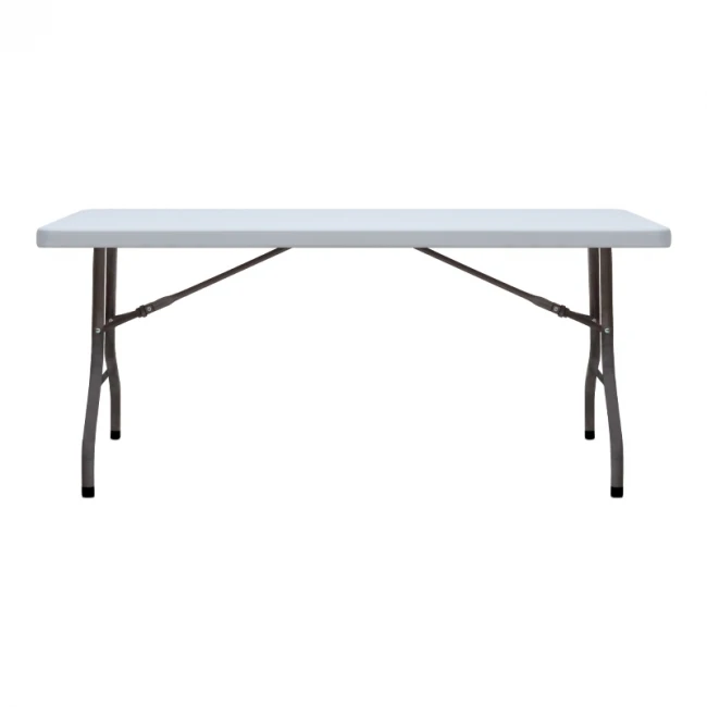 Τραπέζι catering - συνεδρίου Capri Megapap πτυσσόμενο - μονοκόμματη επιφάνεια χρώμα λευκό του πάγου 152x76x74εκ.