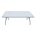 Τραπέζι catering - συνεδρίου Capri Megapap πτυσσόμενο - μονοκόμματη επιφάνεια χρώμα λευκό του πάγου 183x76x74εκ.