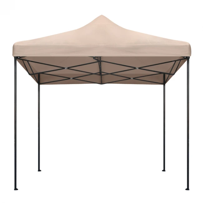 Κιόσκι - Gazebo Bari Megapap πτυσσόμενο μεταλλικός σκελετός - αδιάβροχο ύφασμα χρώμα της άμμου 3x3x3,10m.