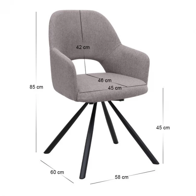 Σετ τραπεζαρία 5τμχ Rubes - Gabriel Megapap χρώμα φυσικό οξιάς - ανοιχτό μπεζ Ø100x78εκ.