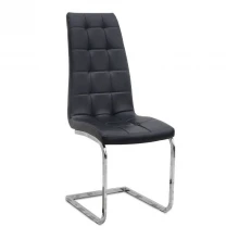 Σετ τραπεζαρία 5τμχ Darlen - Vela Megapap χρώμα sapphire oak - μαύρο 125x72x74εκ.