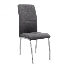 Σετ τραπεζαρία 5τμχ Darlen - Alma Megapap χρώμα λευκό - γκρι 125x72x74εκ.