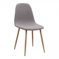 Σετ τραπεζαρία 5τμχ Bohema - Iris Megapap χρώμα ivory/sepet oak - ανοιχτό μπεζ Ø90x77,7εκ.