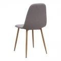 Σετ τραπεζαρία 5τμχ Bohema - Iris Megapap χρώμα ivory/sepet oak - ανοιχτό μπεζ Ø90x77,7εκ.