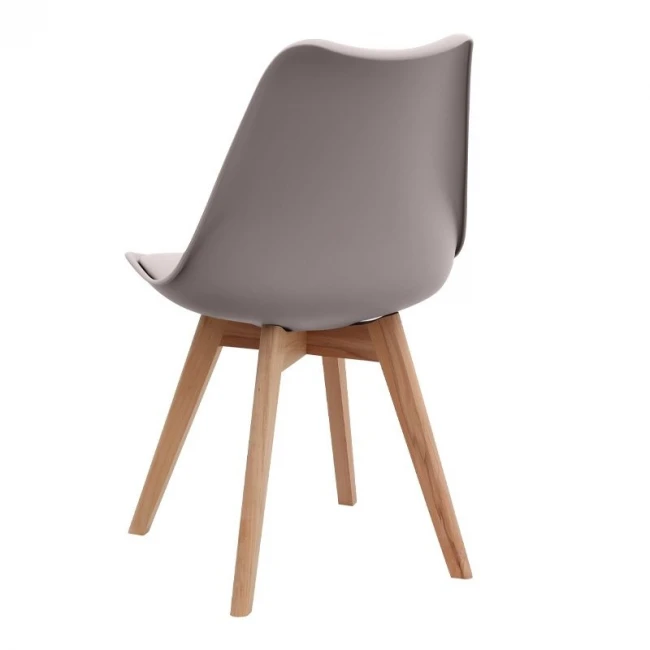 Σετ τραπεζαρία 5τμχ Xana - Viva Megapap χρώμα sepet oak - cappuccino Ø90x77,5εκ.