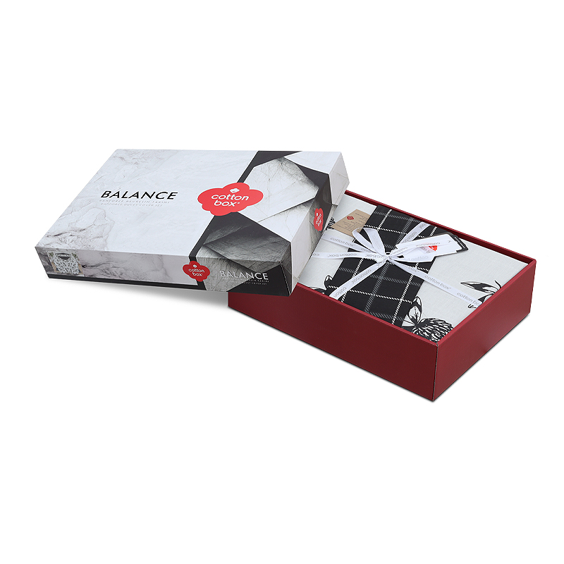 Σετ παπλωματοθήκη Ohia Cotton Box 4 τμχ Διπλή (200x220) χρώμα ανθρακί 4