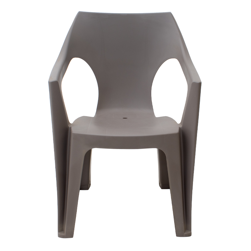 Πολυθρόνα πολυπροπυλενίου Dante χρώμα cappuccino 57x55x79εκ. 4