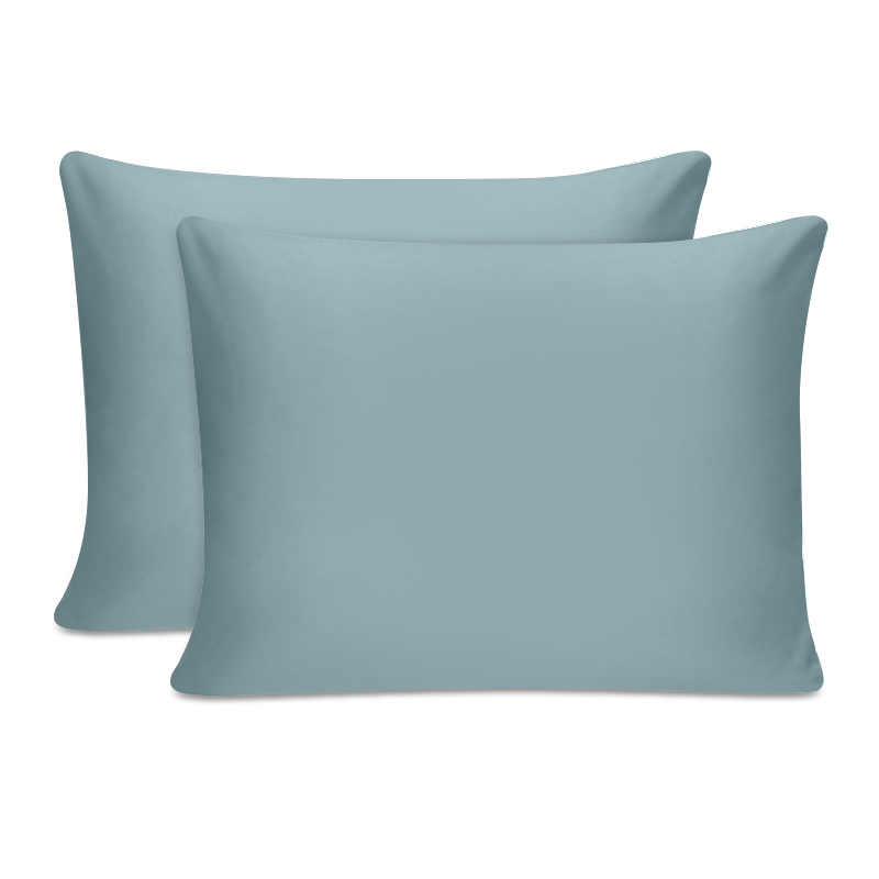 Μαξιλαροθήκες ύπνου Tonne Cotton Box Σετ 2 τμχ χρώμα μέντα 50x80εκ.