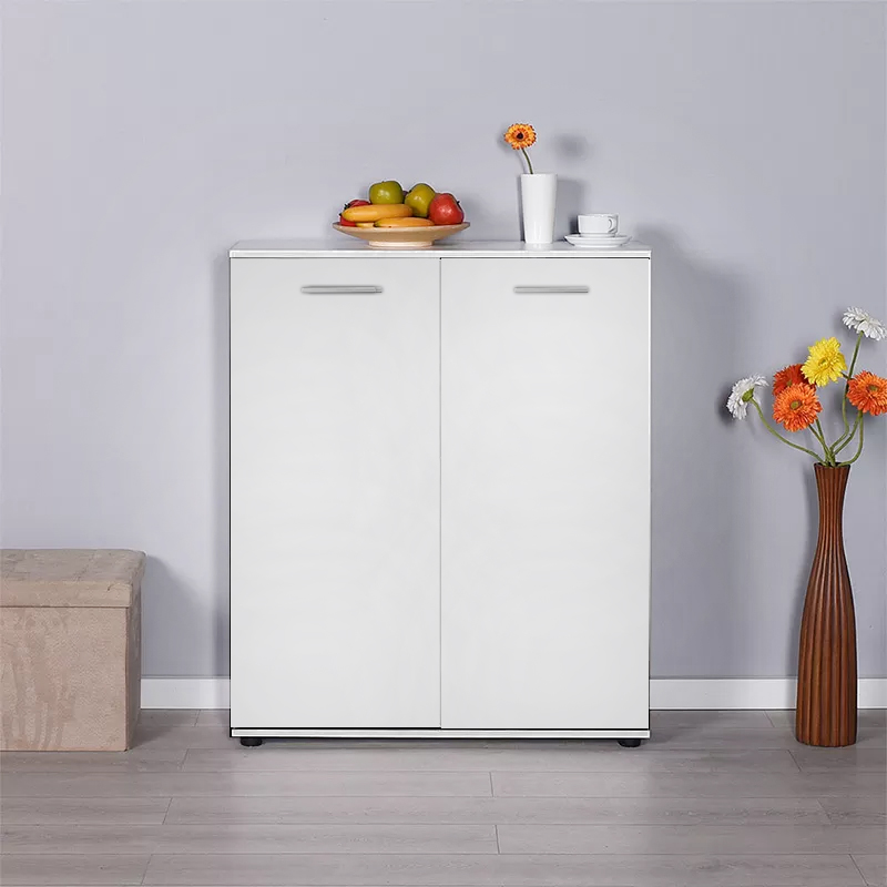 Ντουλάπι - παπουτσοθήκη 24 ζευγών δίφυλλο χρώμα λευκό 2