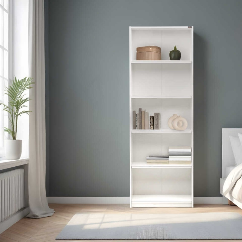 Βιβλιοθήκη χρώμα λευκό 3
