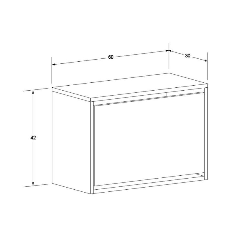 Παπουτσοθήκη 6 ζευγών χρώμα λευκό 6