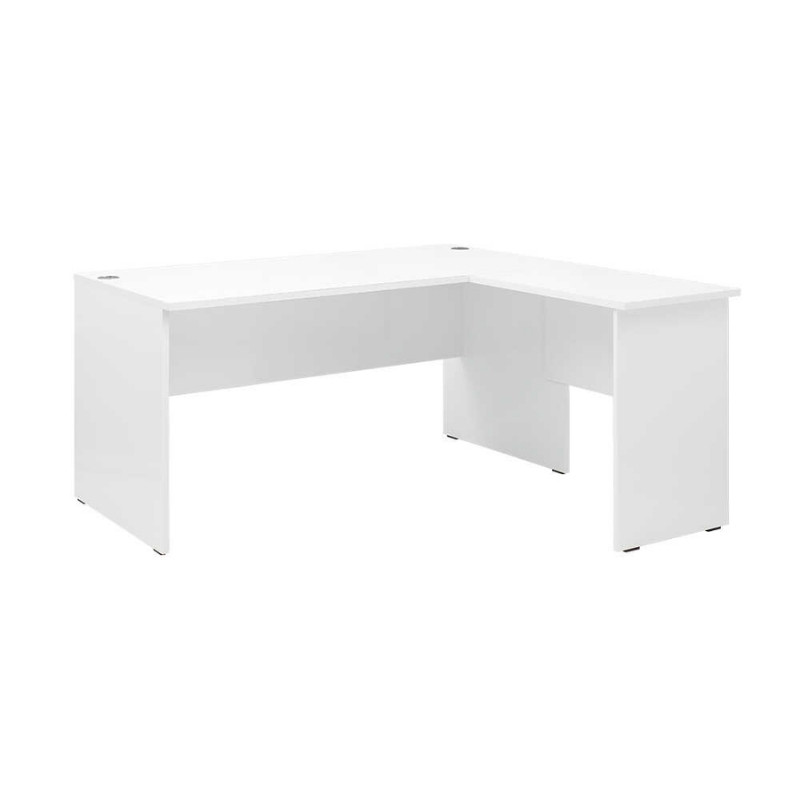 Γραφείο διευθυντικό γωνιακό αναστρέψιμο χρώμα λευκό 5