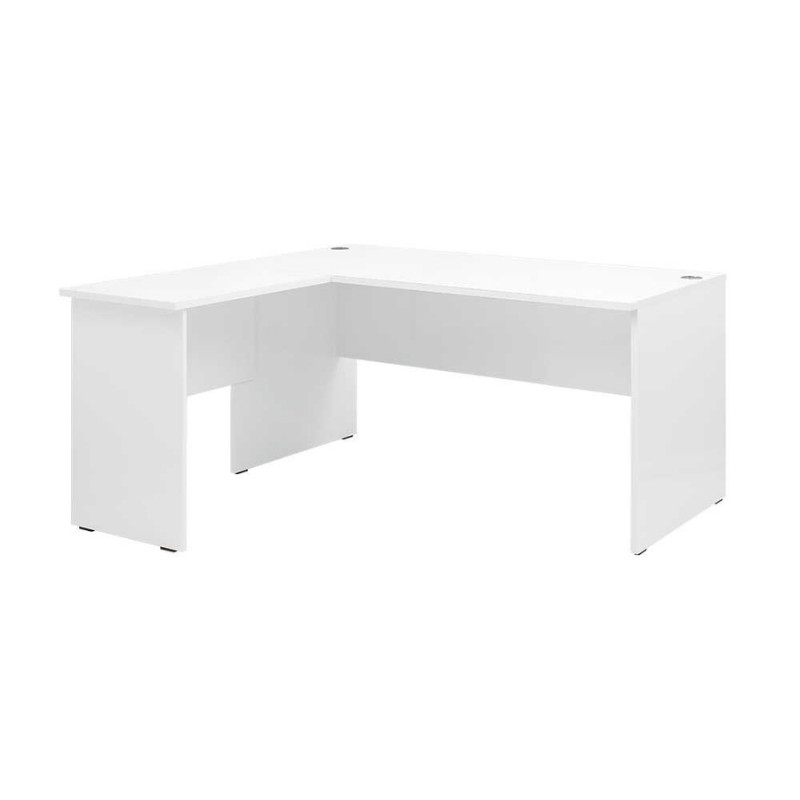 Γραφείο διευθυντικό γωνιακό αναστρέψιμο χρώμα λευκό 6