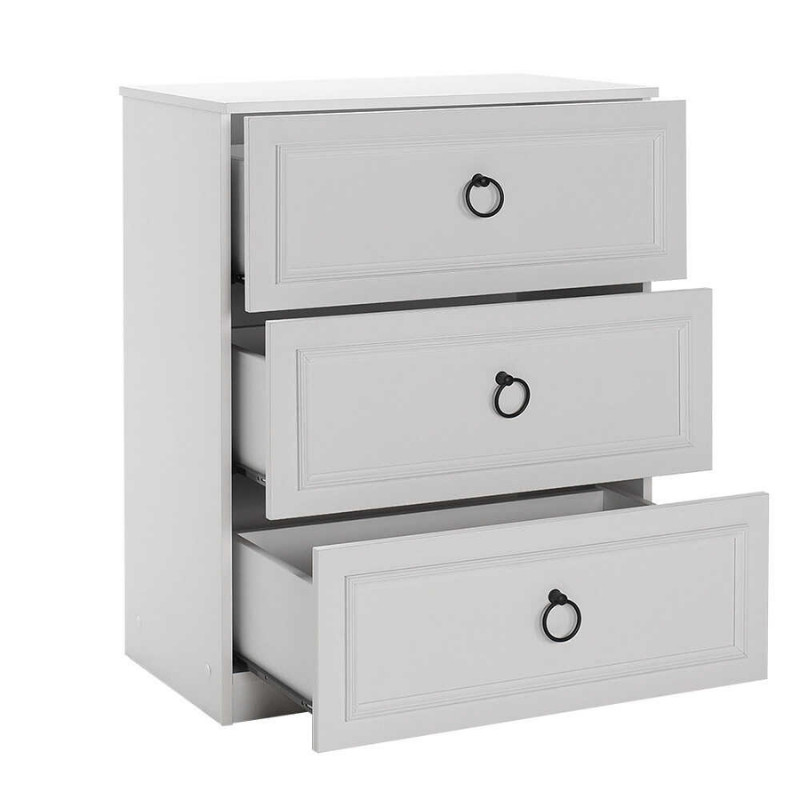 Συρταριέρα χρώμα λευκό 3