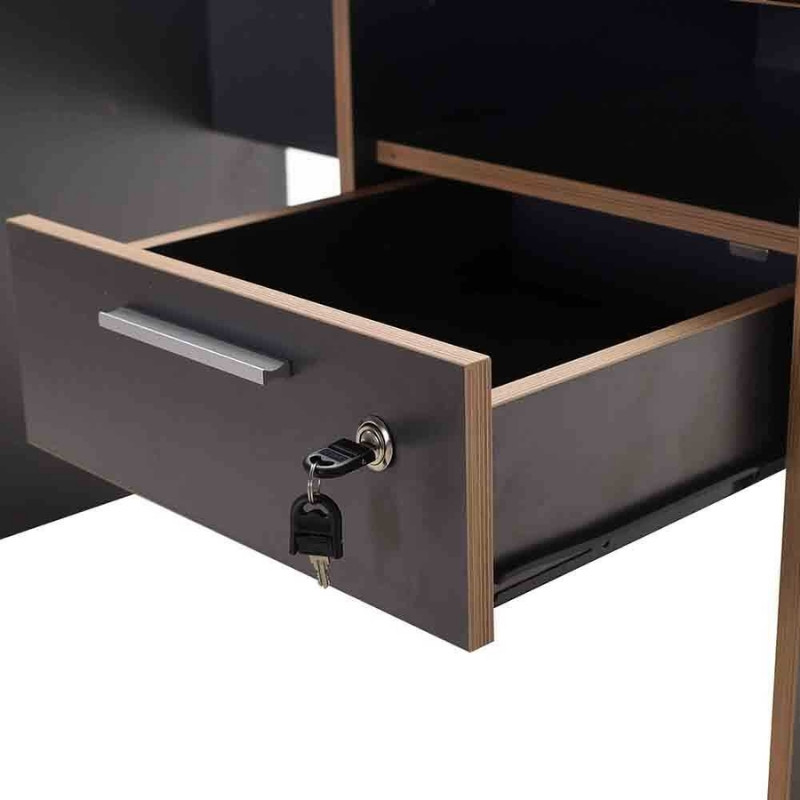 Γραφείο εργασίας χρώμα ανθρακί 6