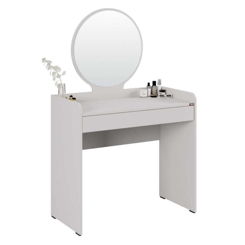 Τουαλέτα με καθρέπτη χρώμα λευκό 3