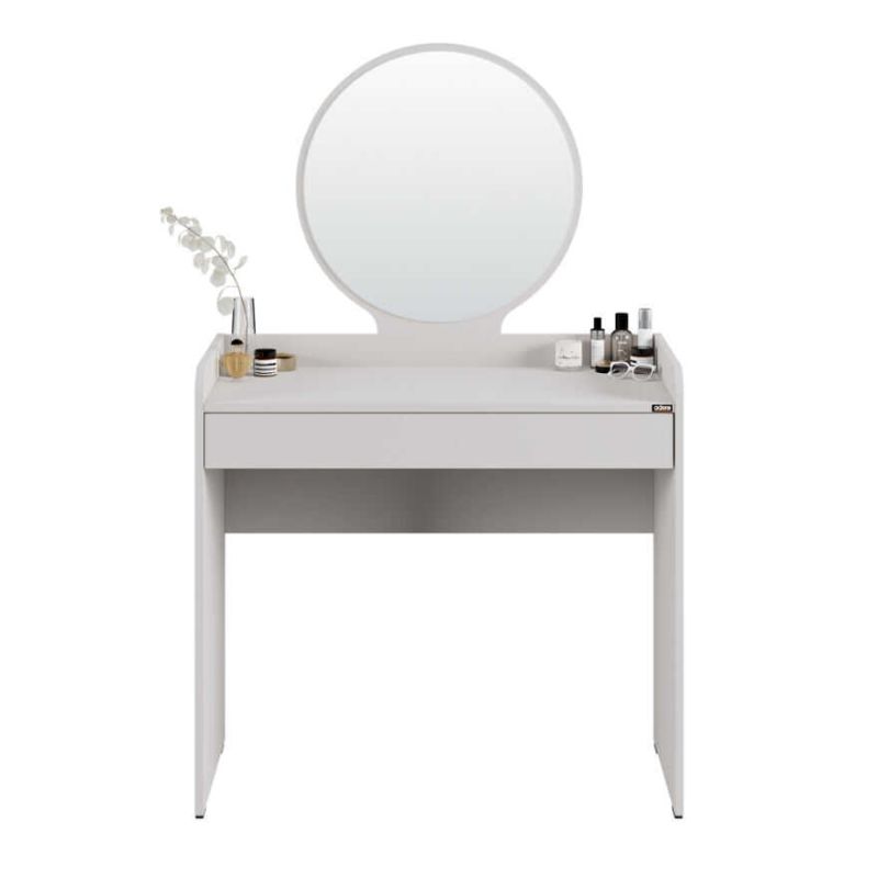 Τουαλέτα με καθρέπτη χρώμα λευκό 5