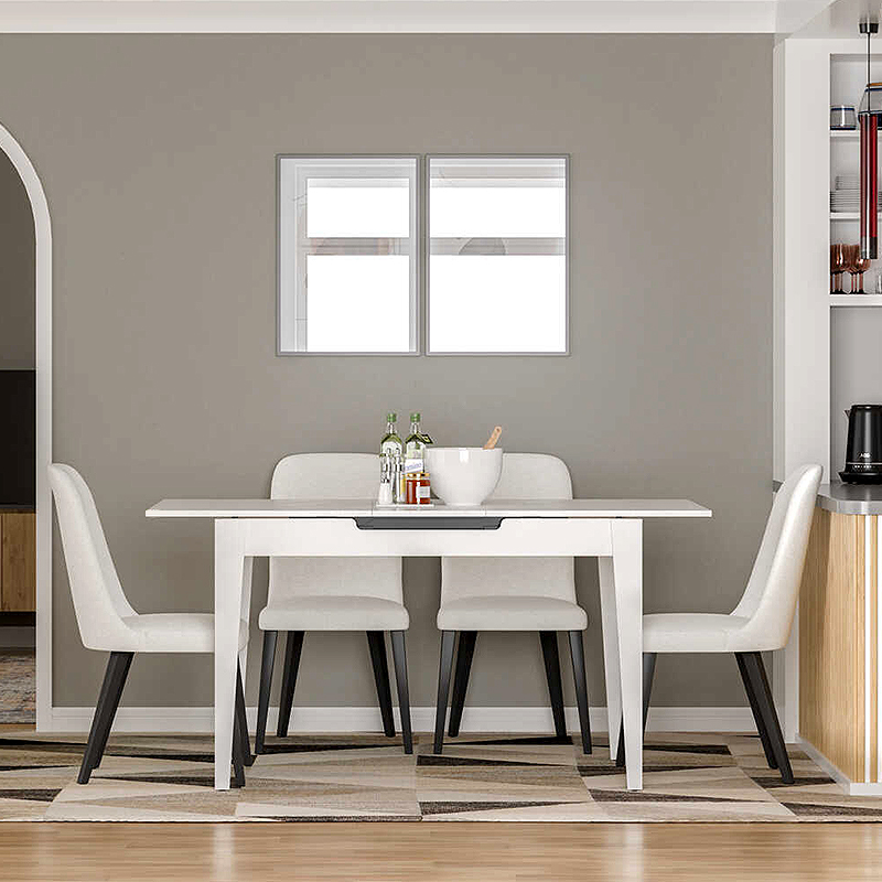 Τραπέζι επεκτεινόμενο χρώμα λευκό 120/ 3