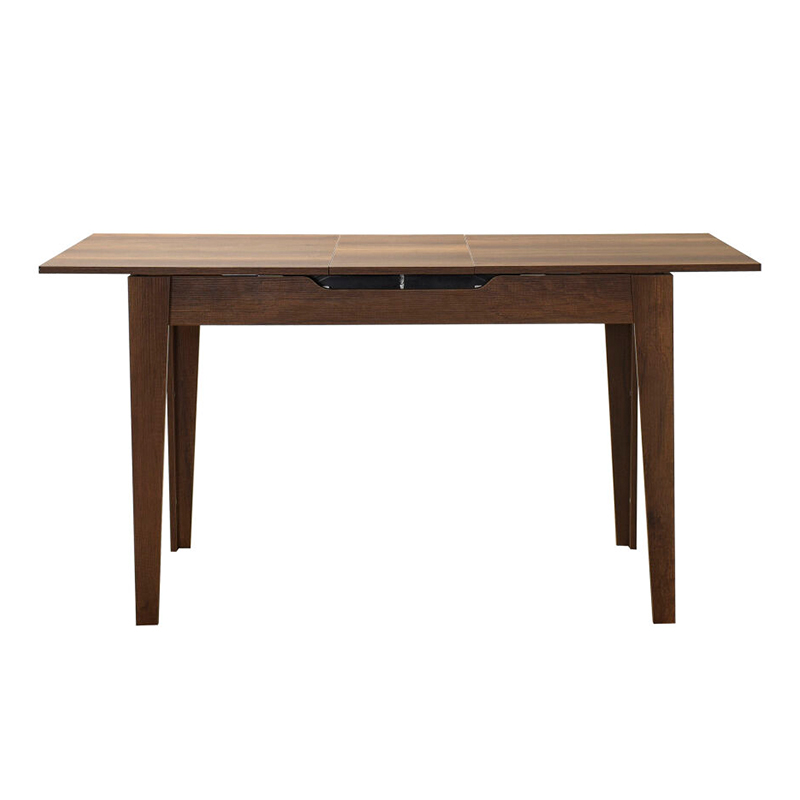 Τραπέζι επεκτεινόμενο χρώμα καρυδί 120/ 6