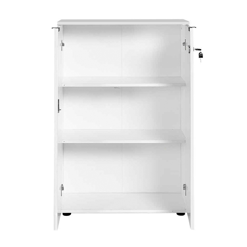 Ντουλάπι γραφείου με κλειδαριά χρώμα λευκό 5