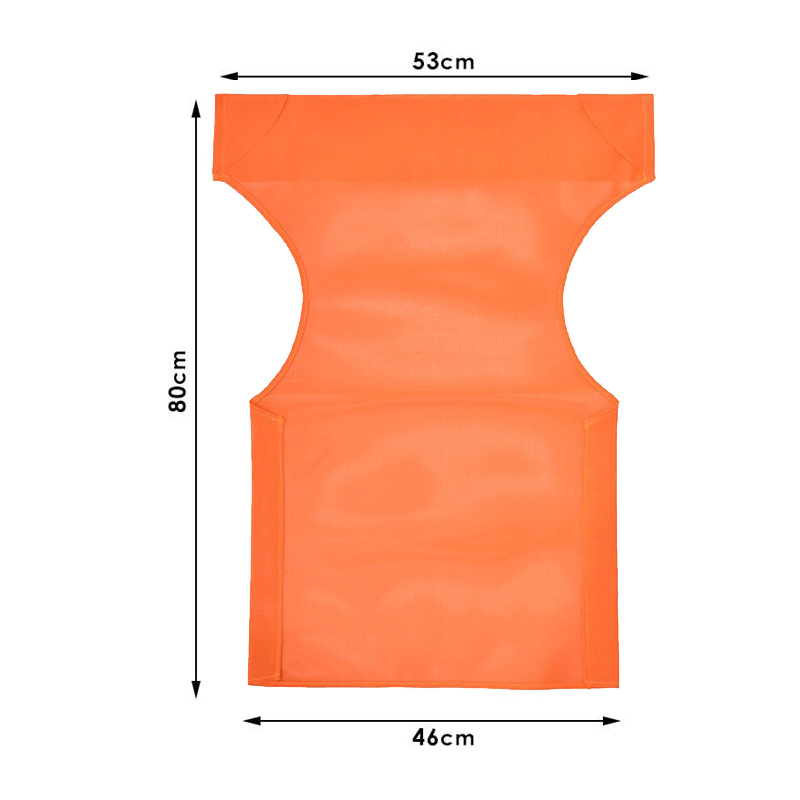 Διάτρητο πανί επαγγελματικό για πολυθρόνα σκηνοθέτη χρώματος πορτοκαλί Megapap 3