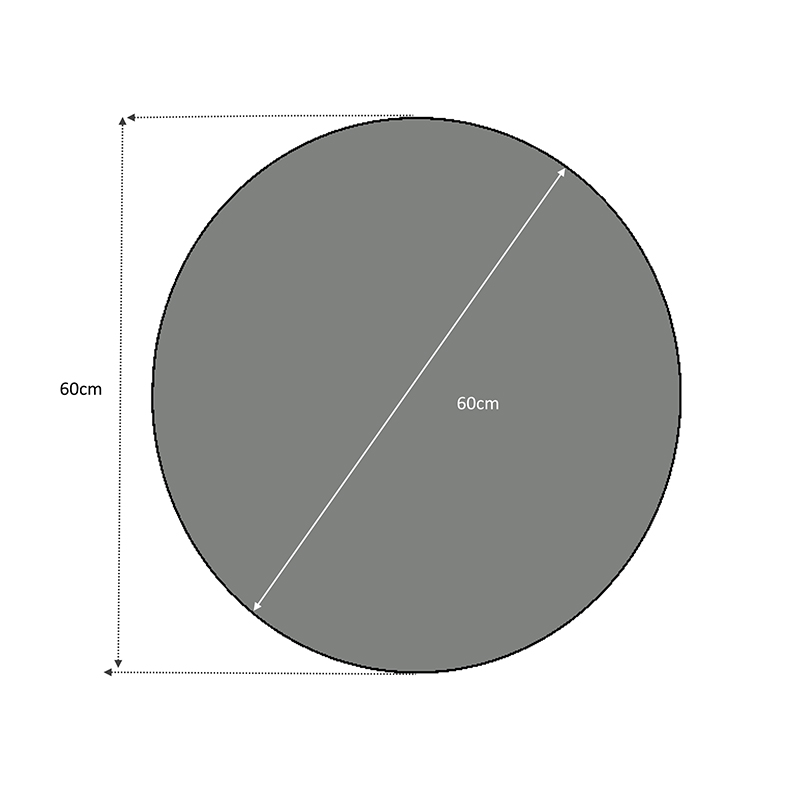 Καθρέπτης τοίχου χρώμα λευκό 3