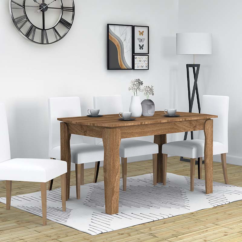 Τραπέζι επεκτεινόμενο χρώμα καρυδί 140+ 2