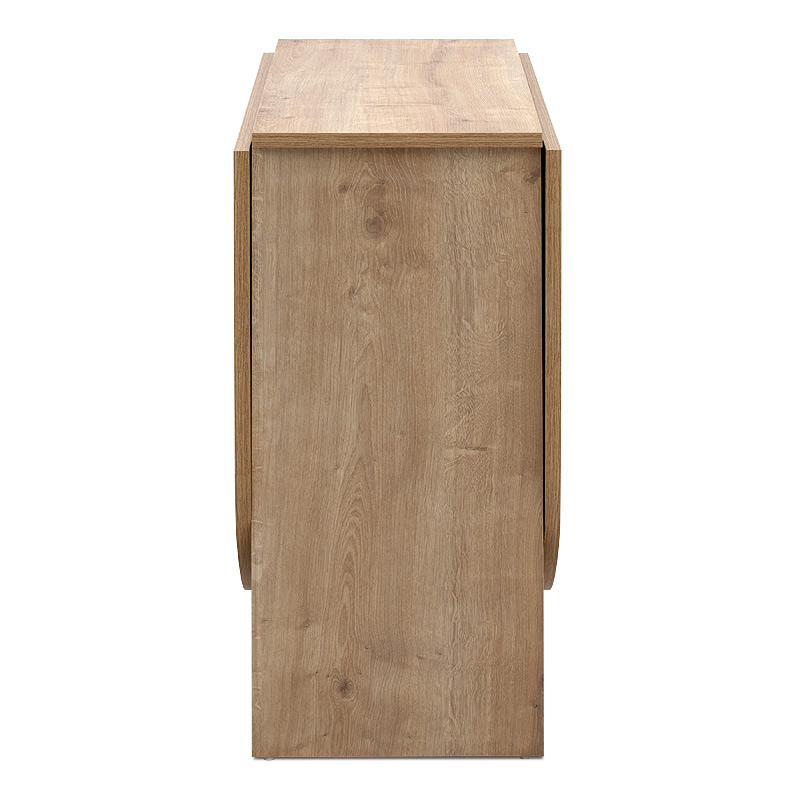 Τραπέζι επεκτεινόμενο χρώμα φυσικό οξιάς 34(63+63)x80x76εκ. 5