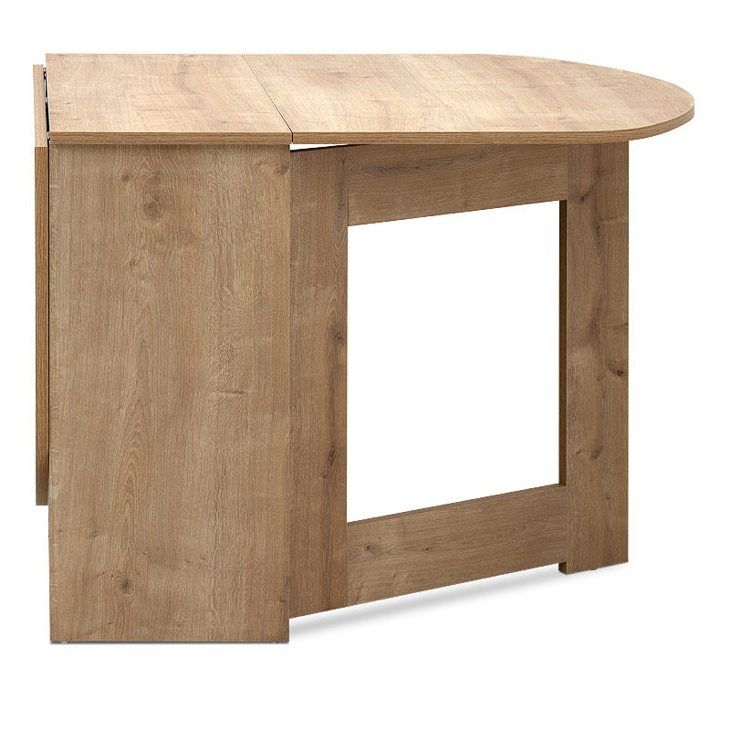 Τραπέζι επεκτεινόμενο χρώμα φυσικό οξιάς 34(63+63)x80x76εκ. 7