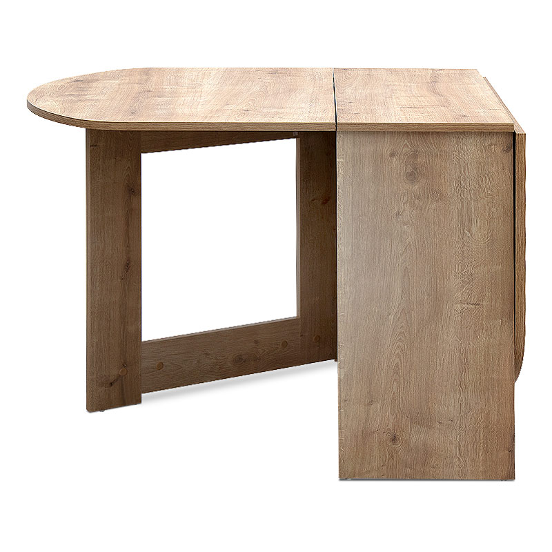 Τραπέζι επεκτεινόμενο χρώμα φυσικό οξιάς 34(63+63)x80x76εκ. 8