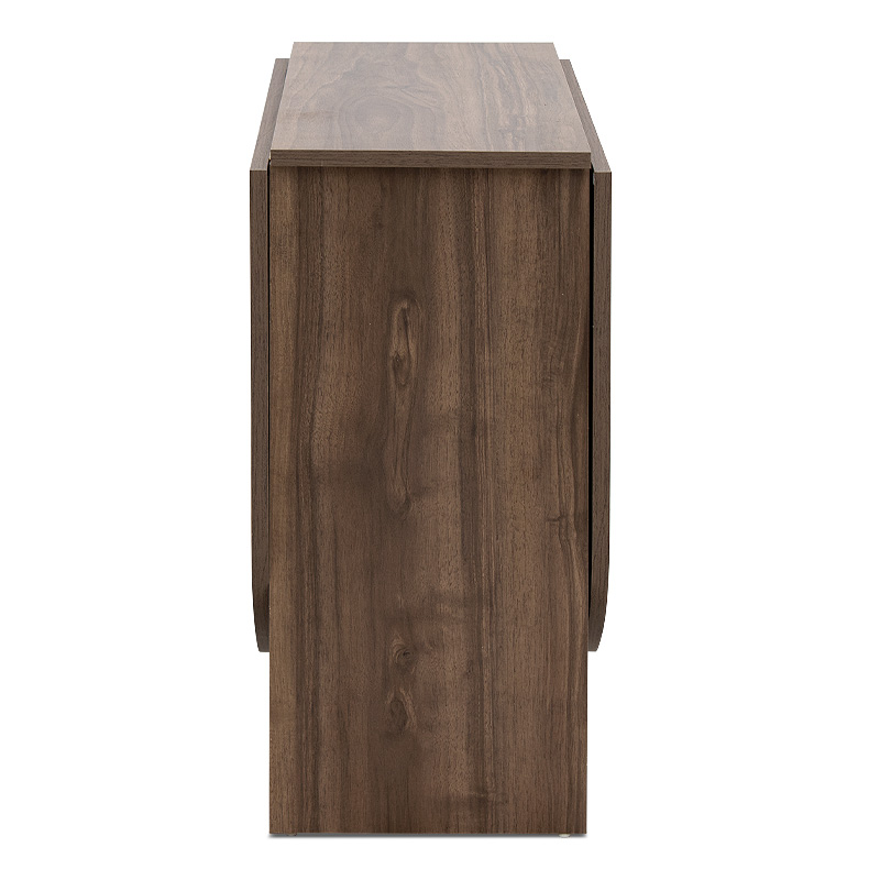 Τραπέζι επεκτεινόμενο χρώμα καρυδί 34(63+63)x80x76εκ. 5