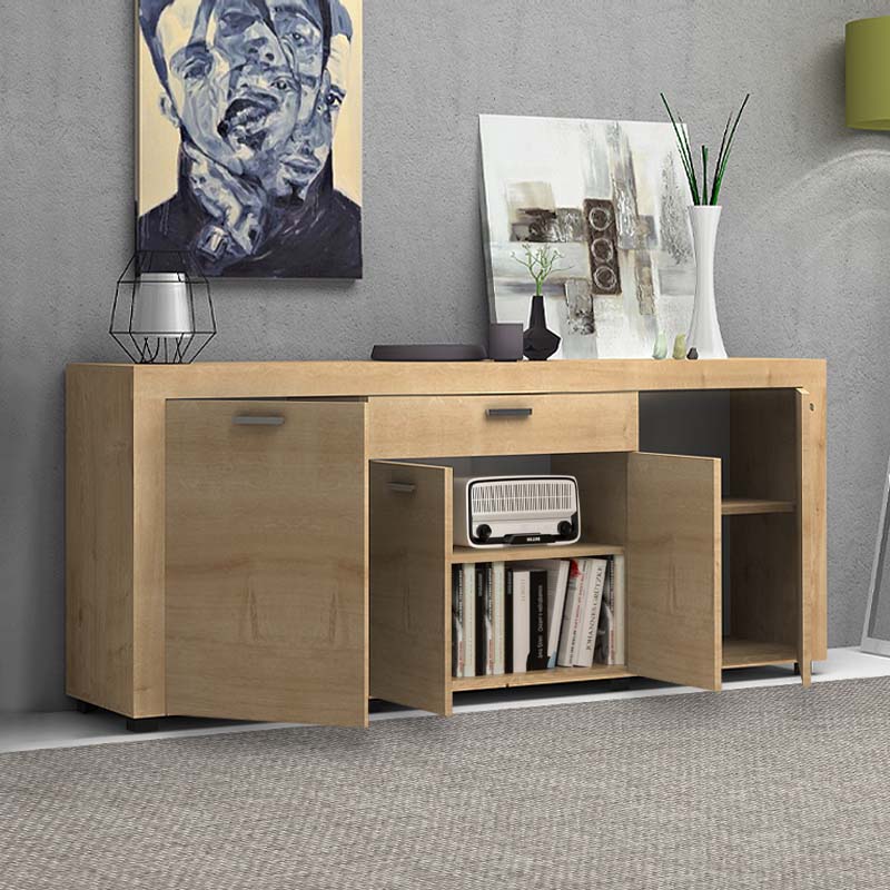 Μπουφές χρώμα φυσικό οξιάς 2