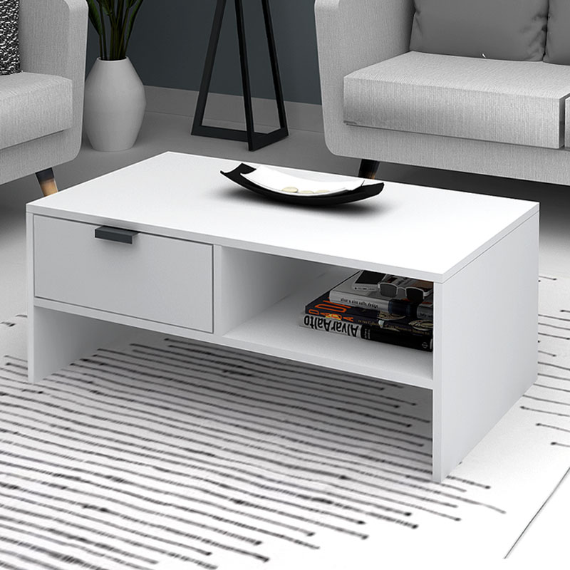 Τραπεζάκι σαλονιού χρώμα λευκό 3